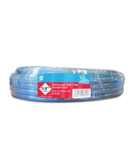 1/4" Braided Tube - Clear (30m)