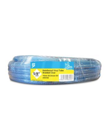 5/8" Braided Tube - Clear (30m)